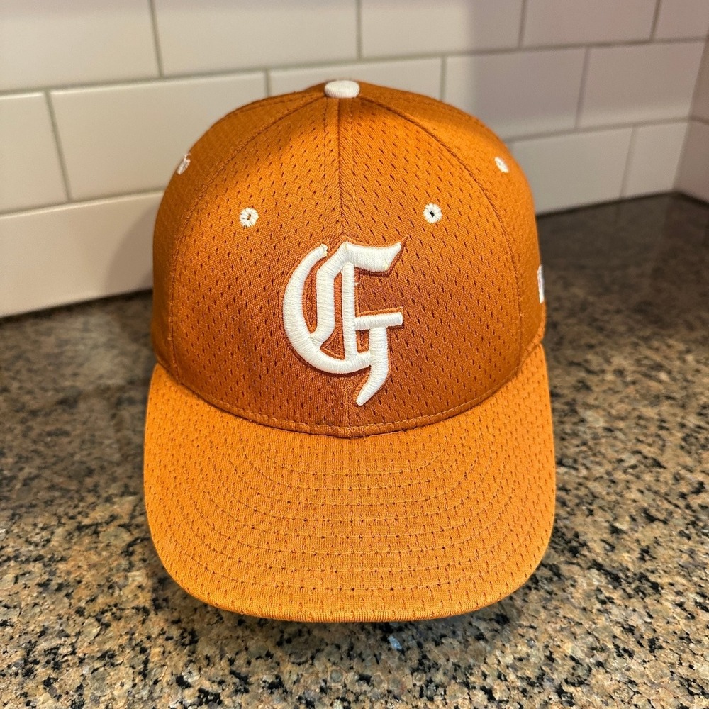 Vtg 90s Clemson Tigers New Era 59FIFTY Low Profile‎ Fitted Hat 7 5/8 Made in USA